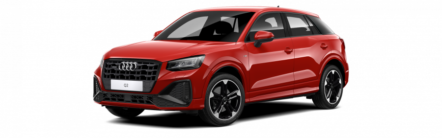 Audi Q2, Q2 S line 35 TDI 110kW quattro, barva červená