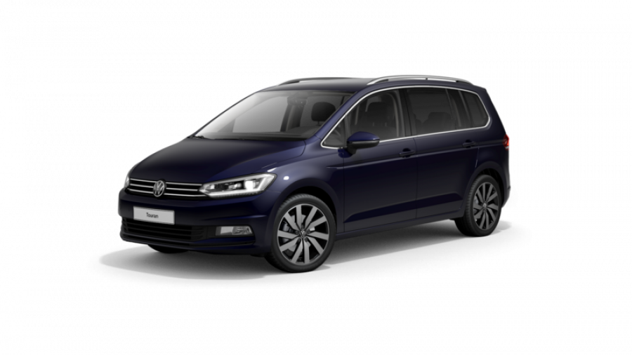 Volkswagen Touran, ME 1,5 TSI EVO 7DSG, barva modrá