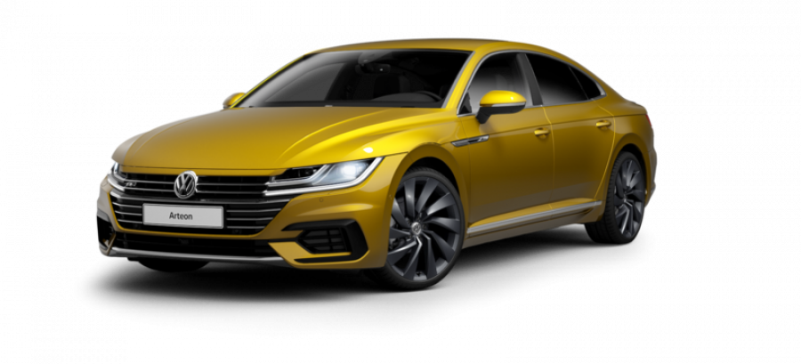 Volkswagen Arteon, R-line 2,0 TDI 4MOT 7DSG, barva žlutá