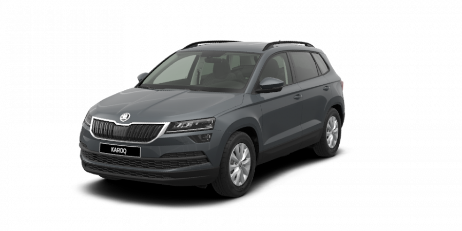 Škoda Karoq, 1,5 TSI 110 kW 6-stup. mech., barva šedá