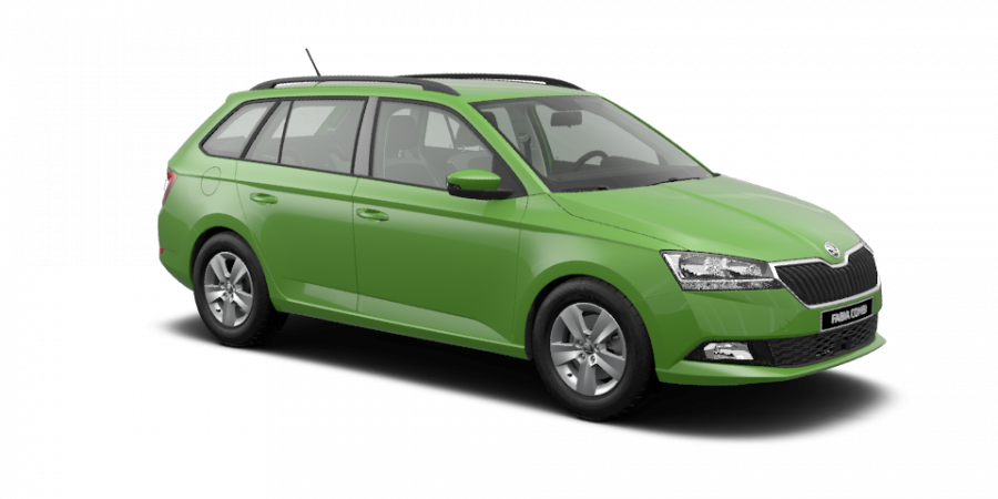 Škoda Fabia, 1,0 MPI 55 kW 5-stup. mech., barva zelená