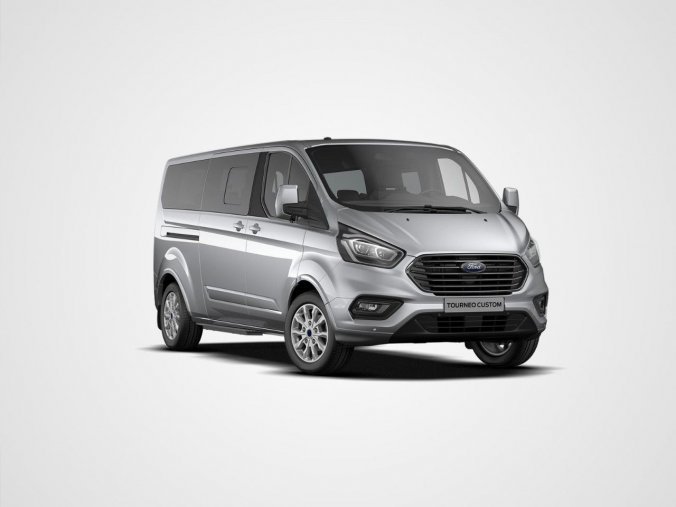 Ford Tourneo Custom, MPV,  L2 TITANIUM X MHEV 2,0 EcoBlue (mHEV) 136 kW / 185 k, barva stříbrná