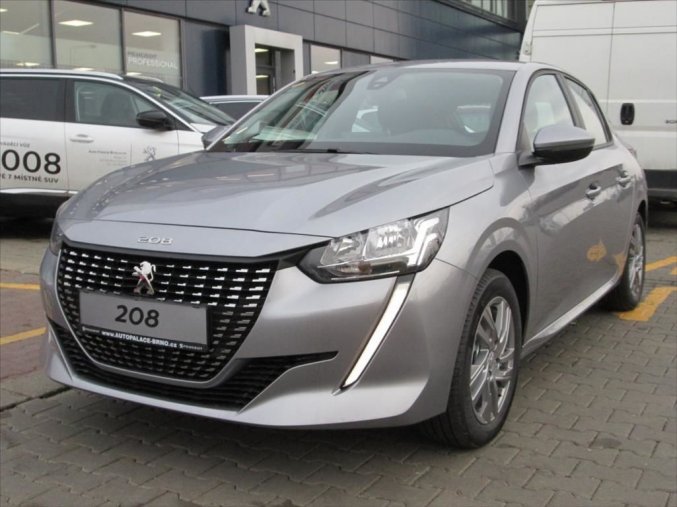 Peugeot 208, 1.2 100k Active S&S MAN6, barva šedá