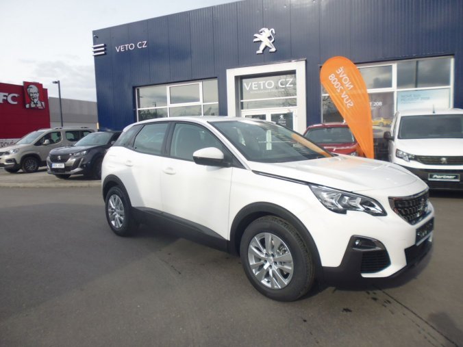 Peugeot 3008, ACTIVE 1,2 PureTech 130k MAN6 + MirrorScreen, barva bílá