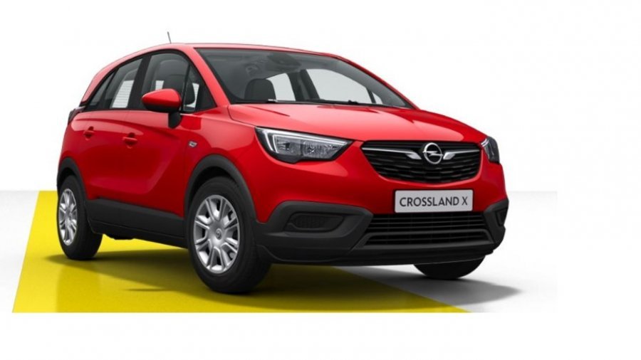 Opel Crossland X, SMILE 1.2, barva červená