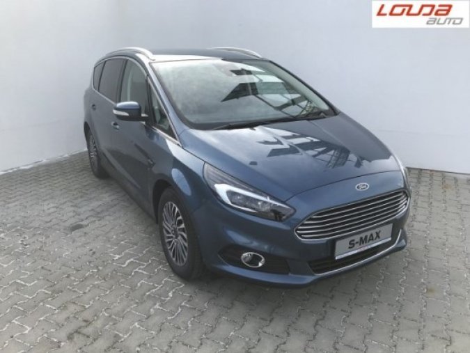 Ford S-MAX, 2.0 EcoBlue, barva modrá