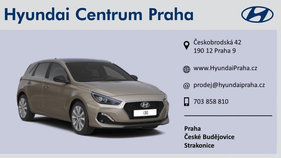 Hyundai i30, 1,0 T-GDI 88 kW (95 NAT) 6 st. man, barva bílá