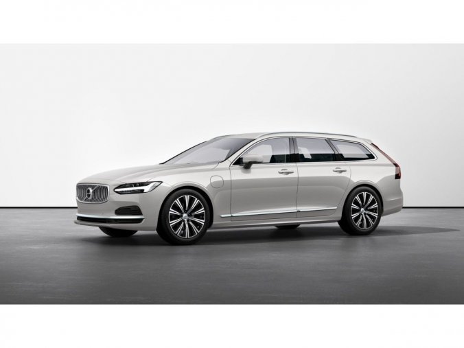 Volvo V90, kombi, Inscription T6 AWD Plug-in Hybrid, barva stříbrná