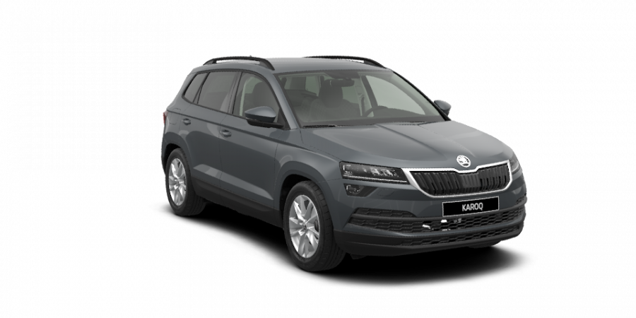 Škoda Karoq, 1,5 TSI 110 kW 6-stup. mech., barva šedá