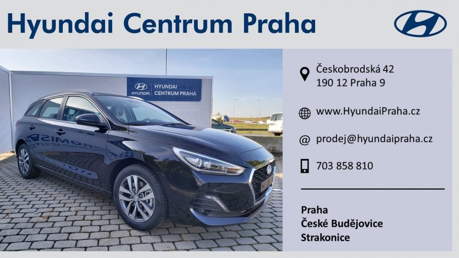 Hyundai i30, 1,0 T-GDI 88 kW (95 NAT) 6 st. man, barva černá