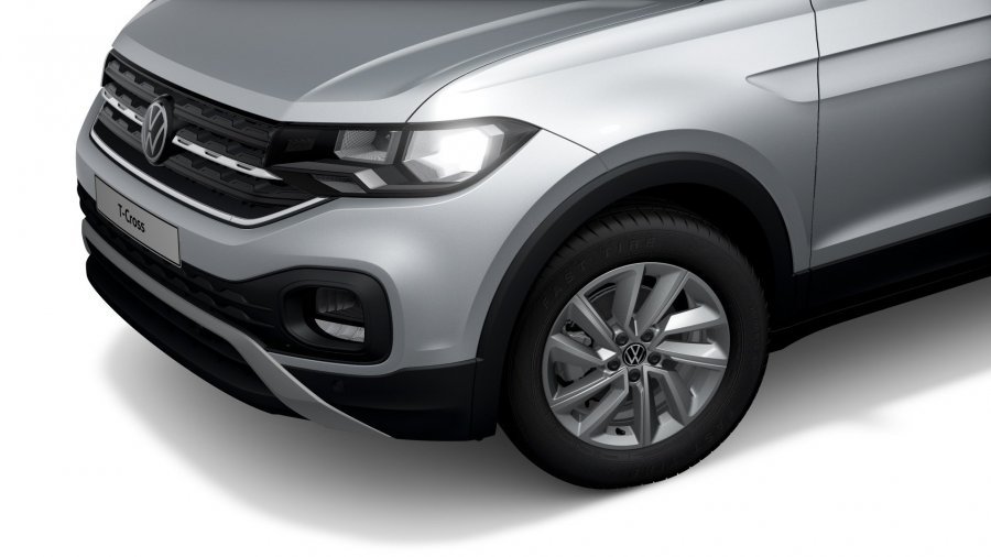 Volkswagen T-Cross, T-Cross Life 1,0 TSI 70 kW 5G, barva stříbrná