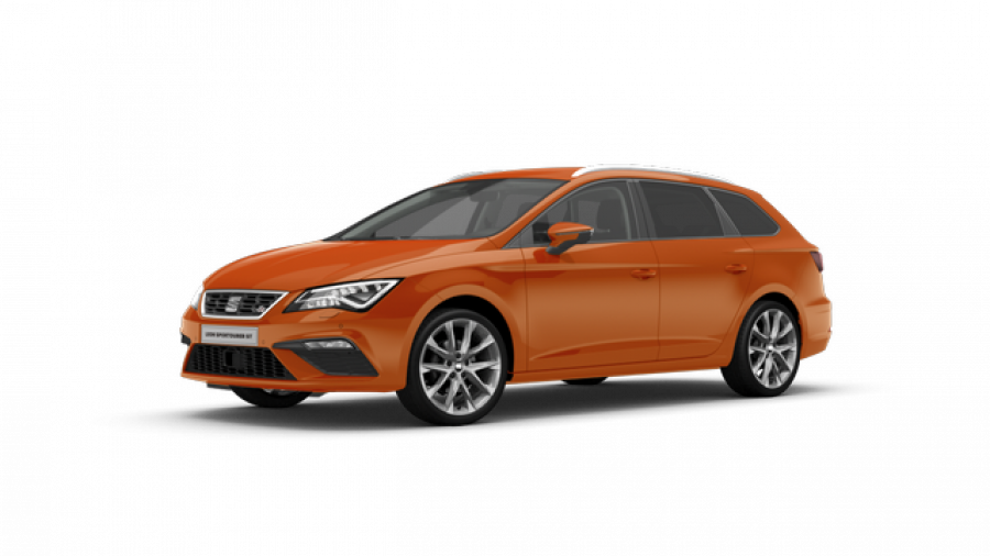 Seat Leon Sportourer, ST FR 1.5 TSI 130k 6M, barva oranžová