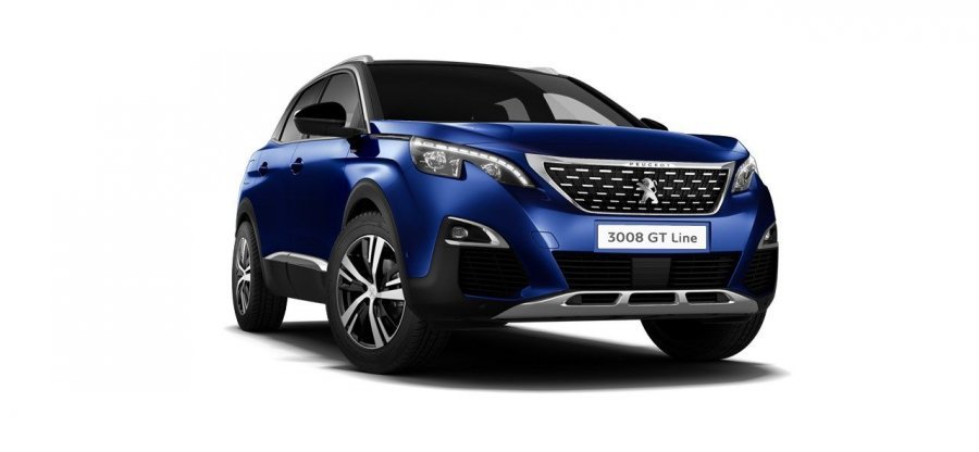 Peugeot 3008, GT LINE 2.0 BlueHDi 180 S&S EAT8 - 2925, barva modrá