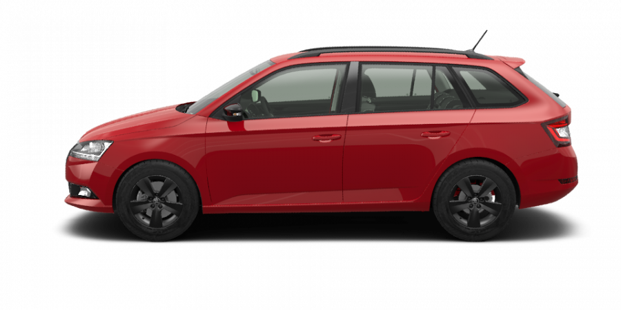 Škoda Fabia, 1,0 TSI 81 kW 6-stup. mech., barva červená