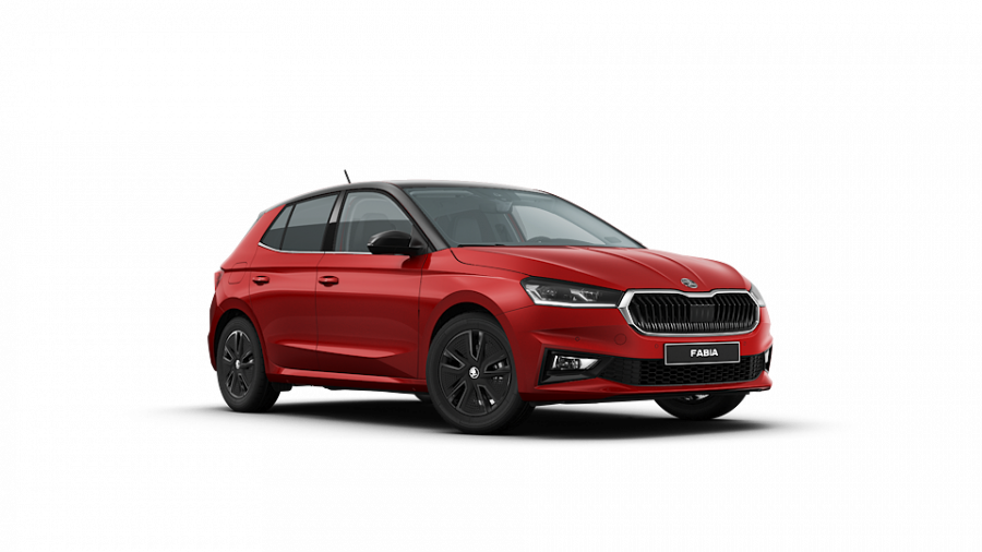 Škoda Fabia, 1,0 TSI 81 kW 6-stup. mech., barva červená