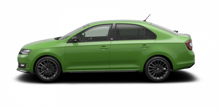 Škoda Rapid, 1,0 TSI 81 kW 6-stup. mech., barva zelená