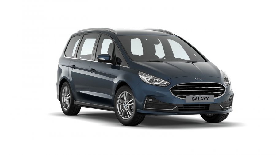 Ford Galaxy, Titanium, 5dveřová, 2.5 Duratec Hybrid  140 kW/190 k, eCVT automatická, barva modrá