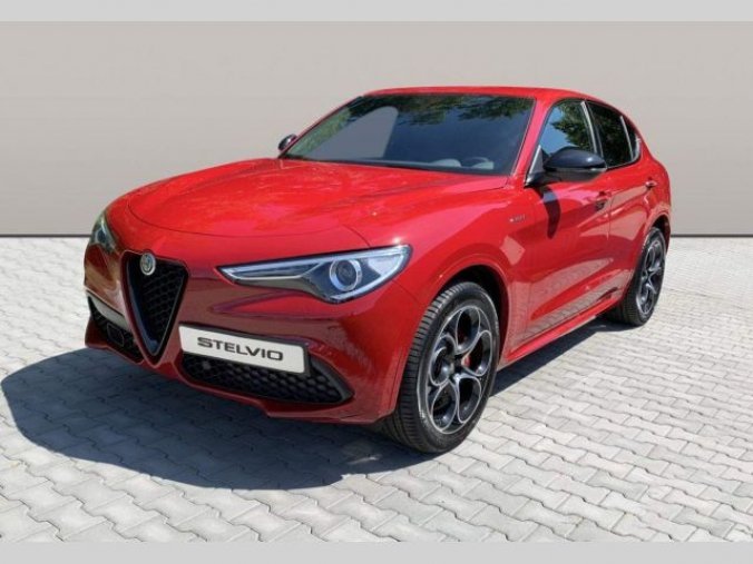 Alfa Romeo Stelvio, 2.0 Turbo 280k Q4 VELOCE, barva červená