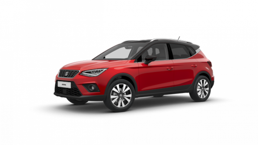 Seat Arona, Xcellence 1.0 TSI 115k DSG, barva červená