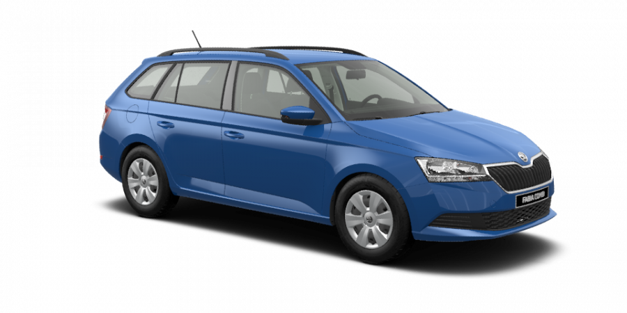 Škoda Fabia, 1,0 TSI 70 kW 5-stup. mech., barva modrá