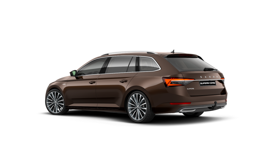 Škoda Superb, 2,0 TDI 147 kW 7-stup. automat. 4x4, barva hnědá