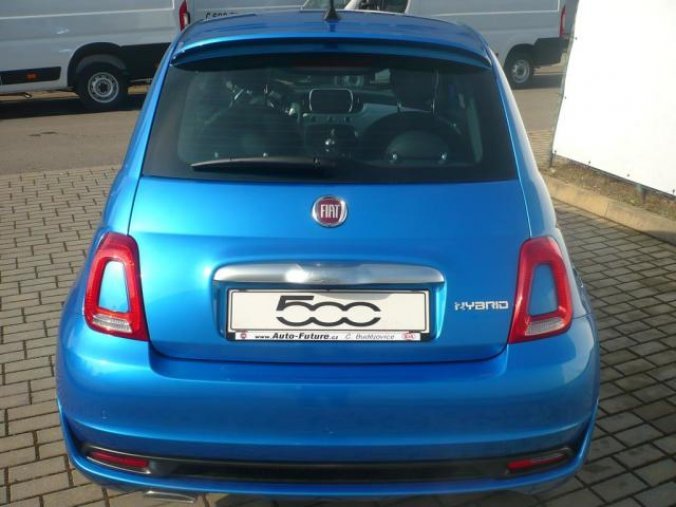 Fiat 500, 1.0 BSG 70k Connect, barva modrá