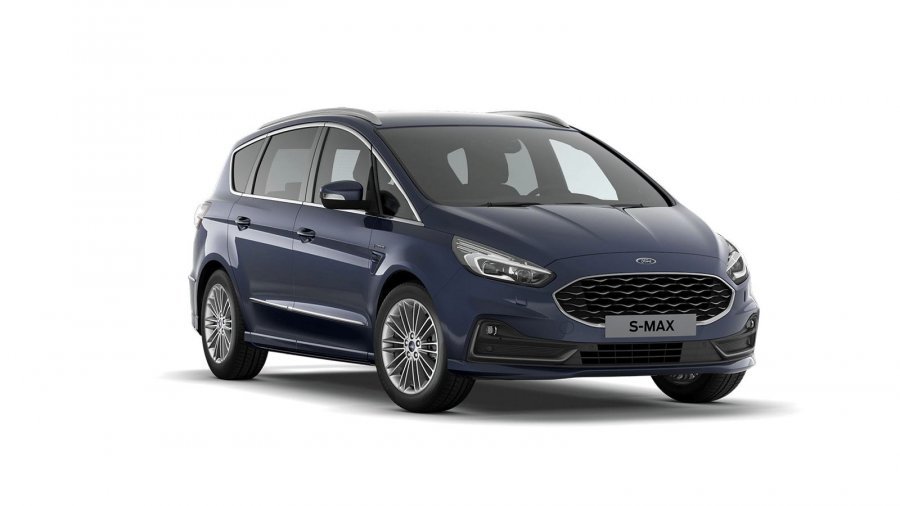 Ford S-MAX, Titanium, 5dveřová, 2.0 EcoBlue 140 kW/190 k, 8st. automatická, barva modrá