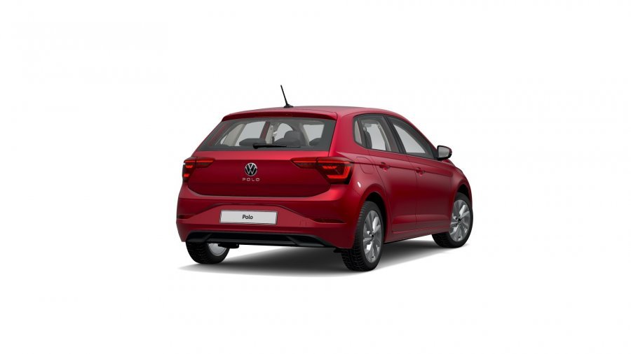 Volkswagen Polo, Polo Style 1,0 TSI 7DSG, barva červená