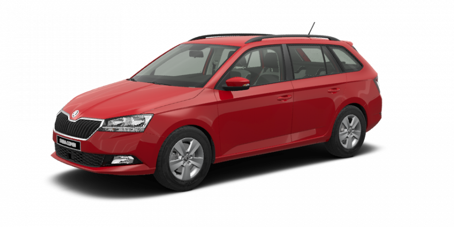 Škoda Fabia, 1,0 TSI 81 kW 6-stup. mech., barva červená