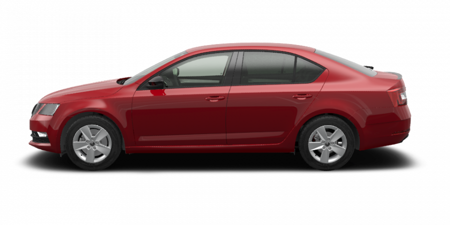 Škoda Octavia, 1,5 TSI 110 kW 6-stup. mech., barva červená