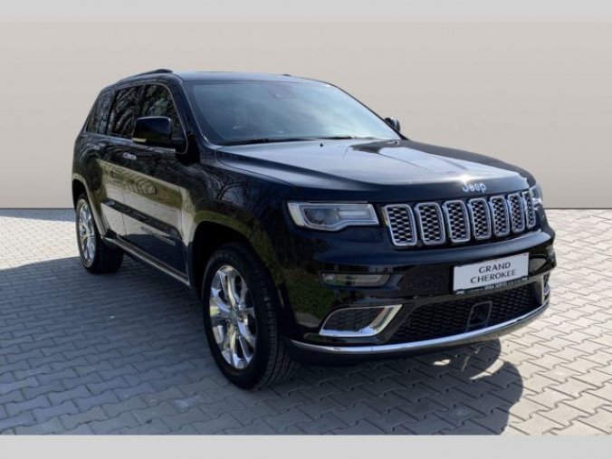 Jeep Grand Cherokee, SUMMIT 3,0 V6 CRD 250k, barva černá