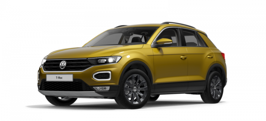 Volkswagen T-Roc, Maraton Edition 1,5 TSI ACT 6G, barva žlutá