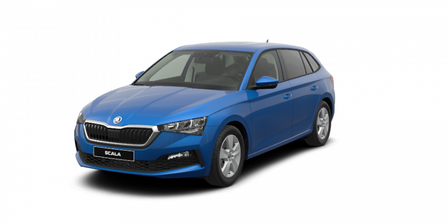 Škoda Scala, 1,6 TDI 85 kW 6-stup. mech., barva modrá