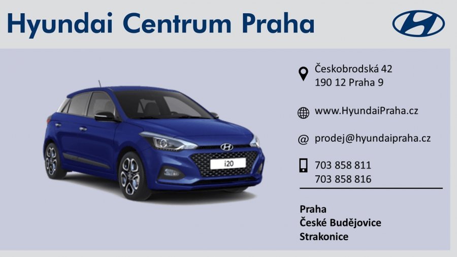 Hyundai i20, 1,25i 55 kW (95 NAT) 5 st. man, barva modrá