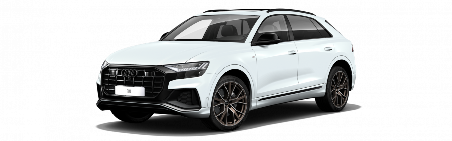 Audi Q8, Q8 50 TDI quattro, barva bílá