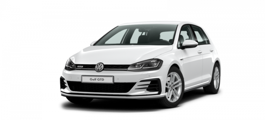 Volkswagen Golf, GTD 2,0 TDI SCR 7DSG, barva bílá