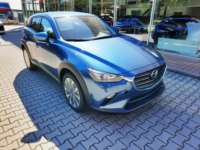 Mazda CX-3, SKYACTIV-G, barva modrá