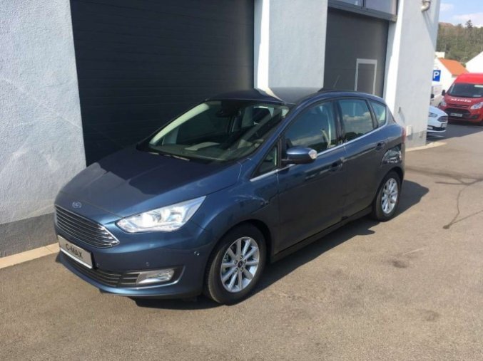 Ford C-MAX, Titanium, Compact, 1.0 EcoBoost 92 kW/125 k, 6st. manuální, barva modrá