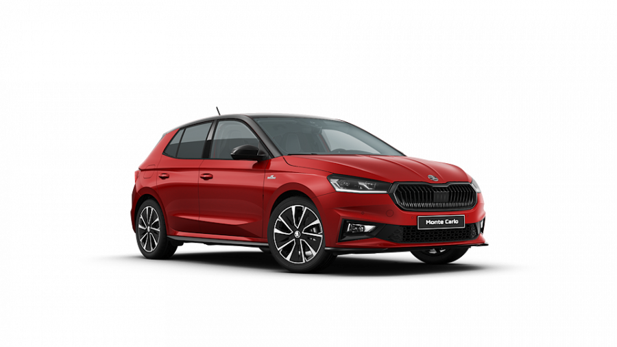 Škoda Fabia, 1,5 TSI 110 kW 7-stup. automat., barva červená