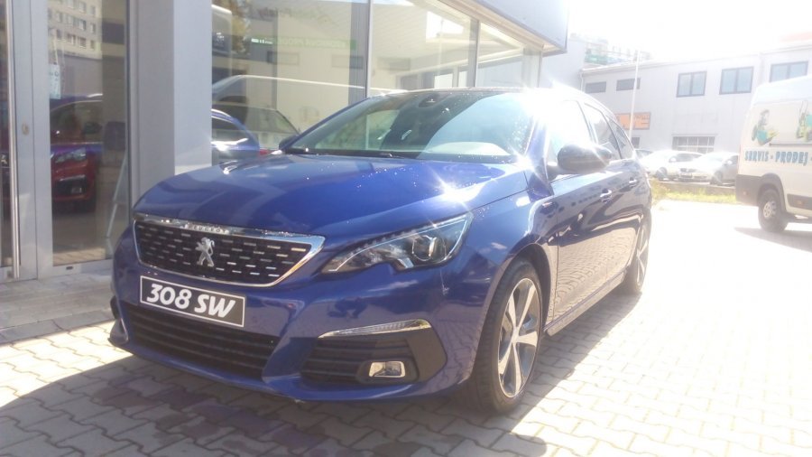 Peugeot 308, SW GT LINE 1.2 PureTech 130 EAT8 NAVI, barva modrá