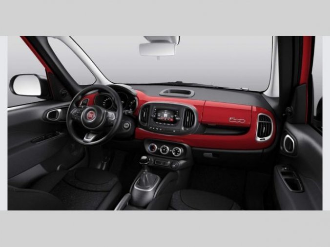 Fiat 500L, MIRROR 1.4i 95k, barva červená