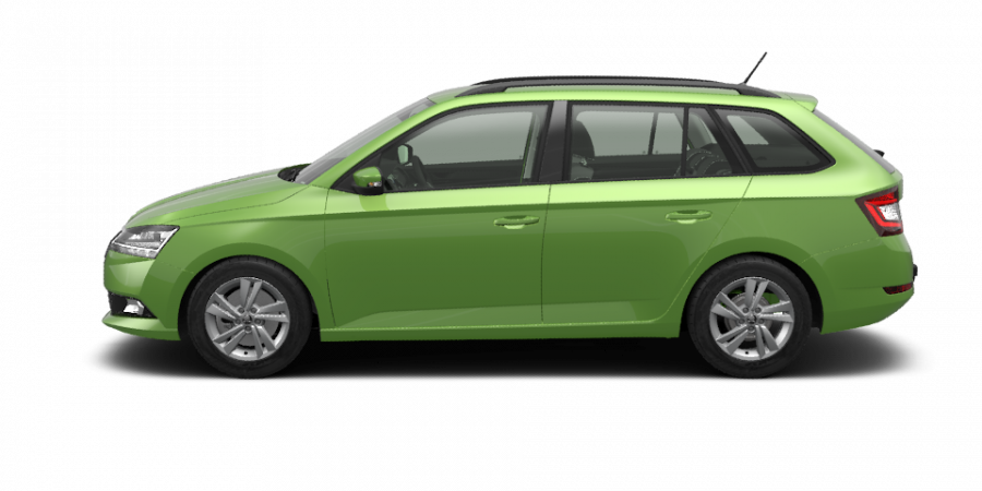 Škoda Fabia, 1,0 TSI 70 kW 5-stup. mech., barva zelená