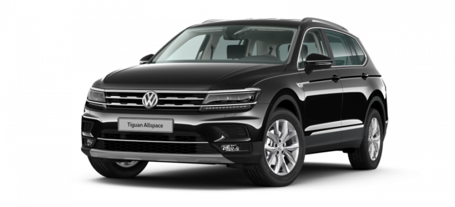 Volkswagen Tiguan Allspace, HL Rlin 2,0 TDI DPF 7DSG 4M SCR, barva černá