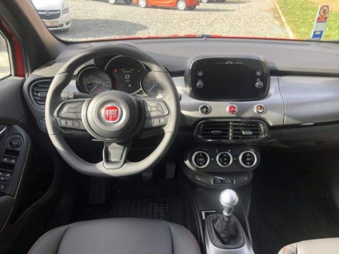 Fiat 500X, SPORT 1.0 120k, barva červená