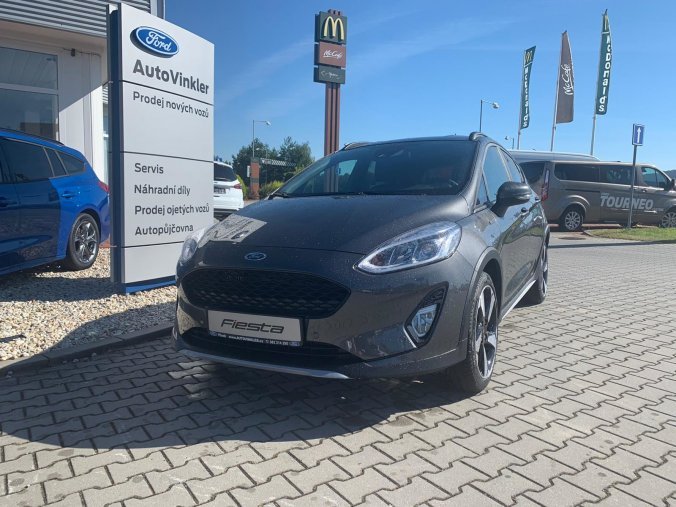 Ford Fiesta, Active, 5dveřová, 1,0 EcoBoost 70 kW/95 k, 6st. manuální, barva šedá