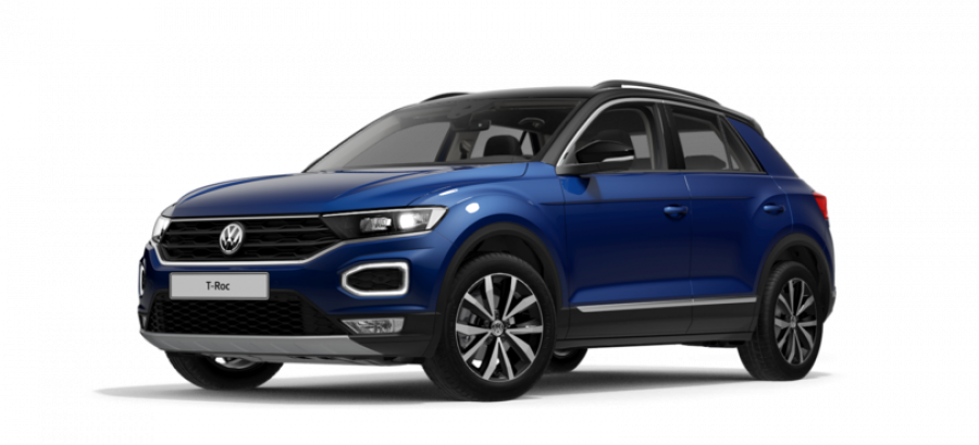 Volkswagen T-Roc, Style 1,0 TSI 6G, barva modrá