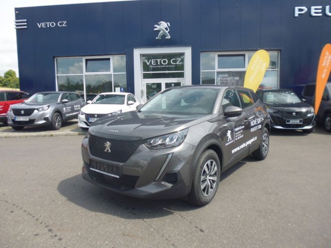 Peugeot 2008, ACTIVE 1.2 PT 100k MAN6, barva šedá