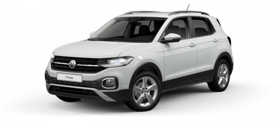 Volkswagen T-Cross, Style 1.0 TSI 85 kW 6G, barva bílá