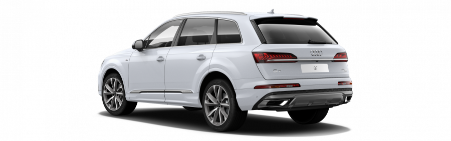 Audi Q7, Q7 S line 50 TDI quattro, barva bílá