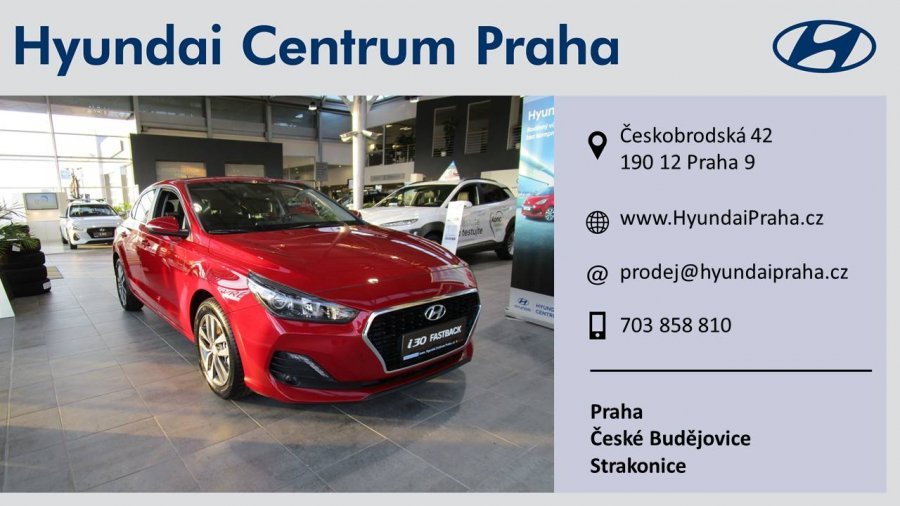 Hyundai i30, 1,0 T-GDI 88 kW (95 NAT) 6 st. man, barva červená